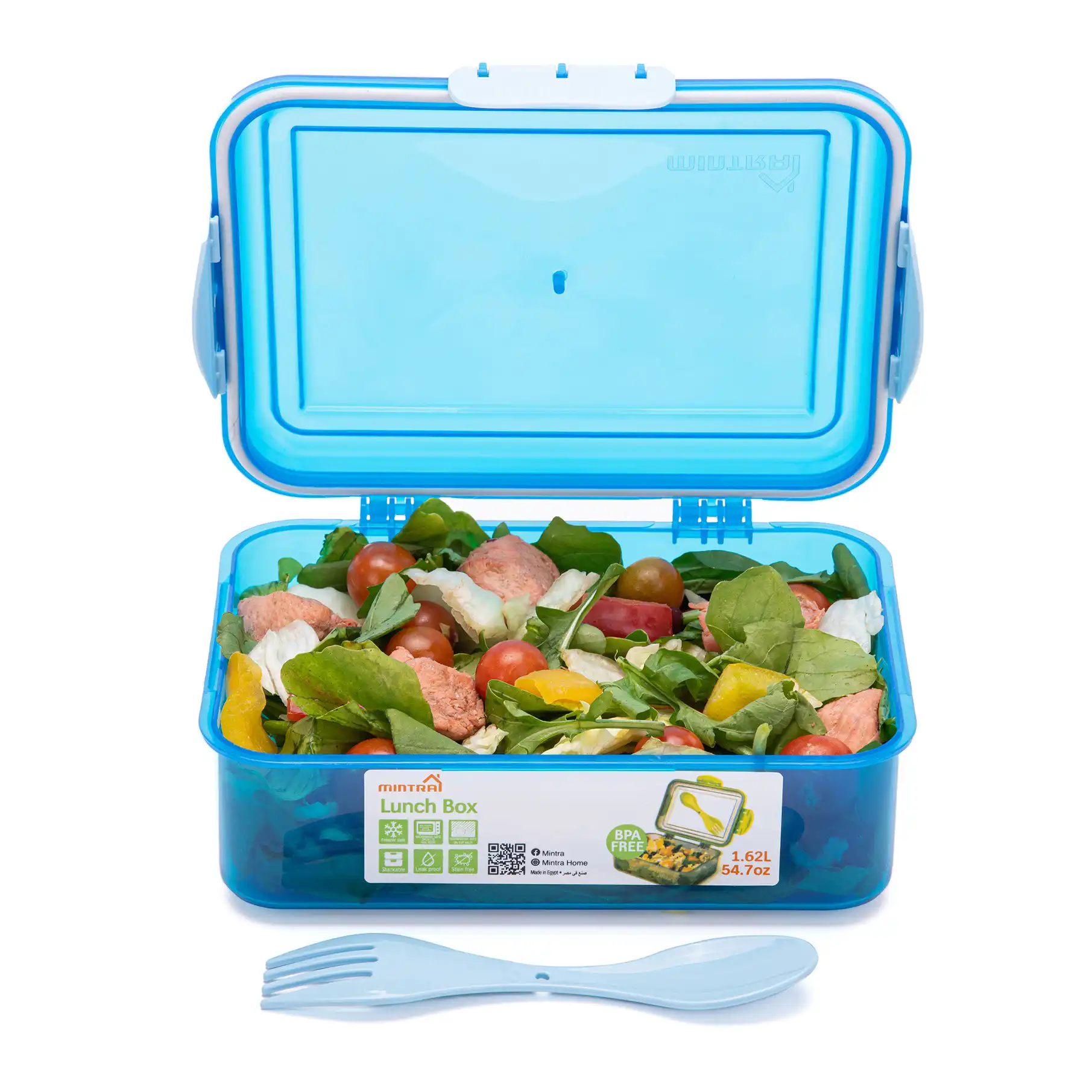1.7 L Lunch Box with Lock (with Fork & Spoon) - Image 17