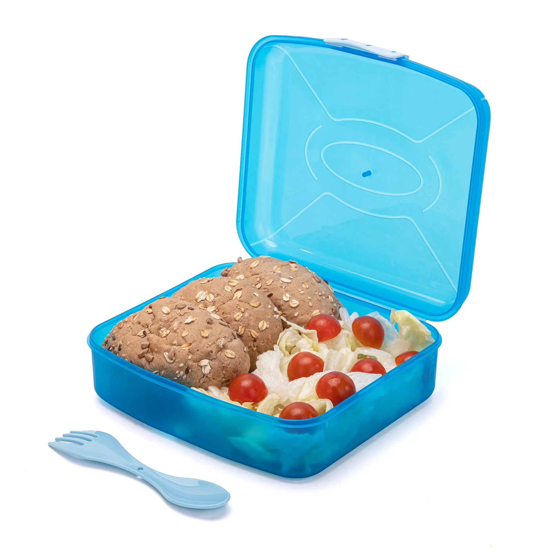 Frosted Lunch Box 2L (with Fork & Spoon) - Image 20