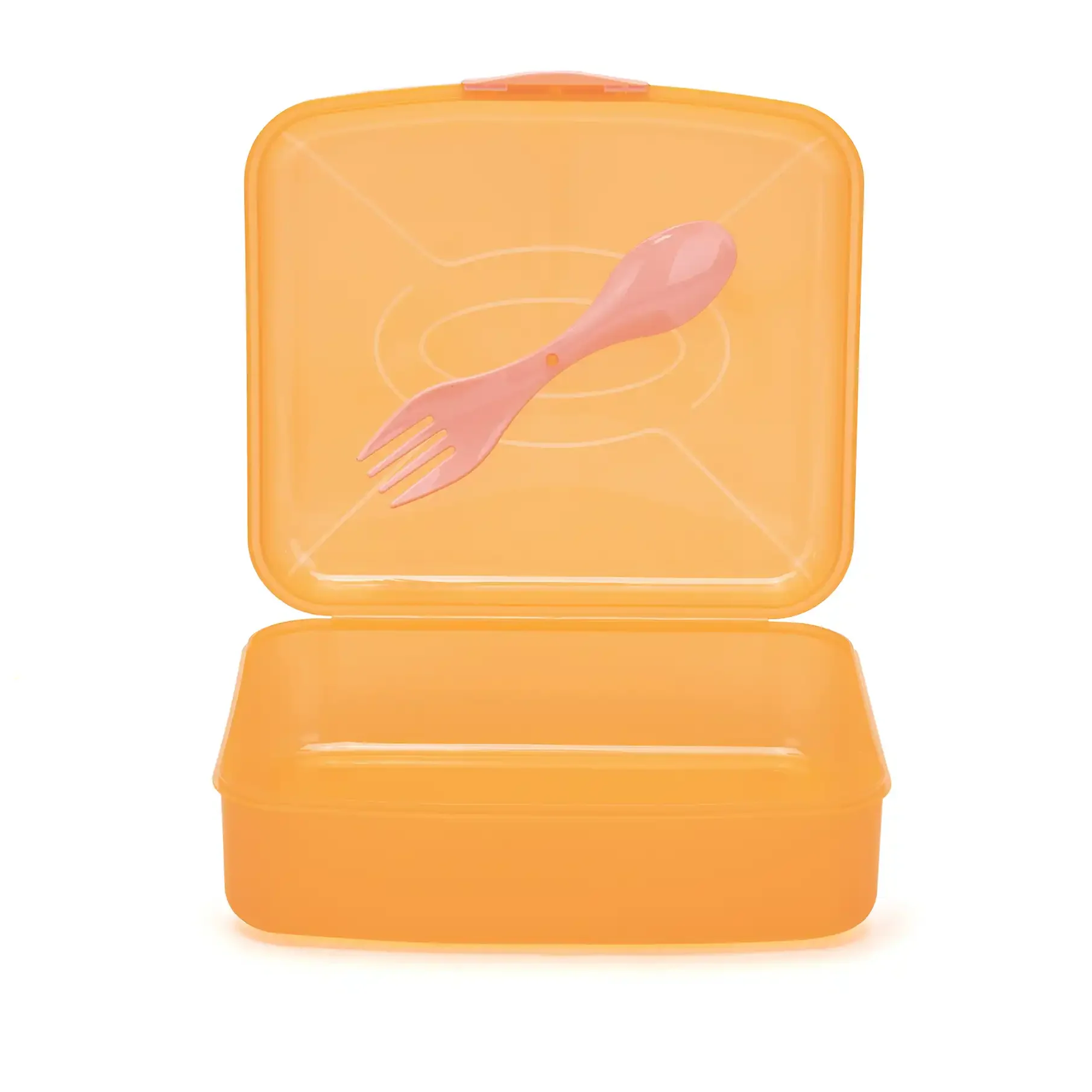 Frosted Lunch Box 2L (with Fork & Spoon) - Image 6