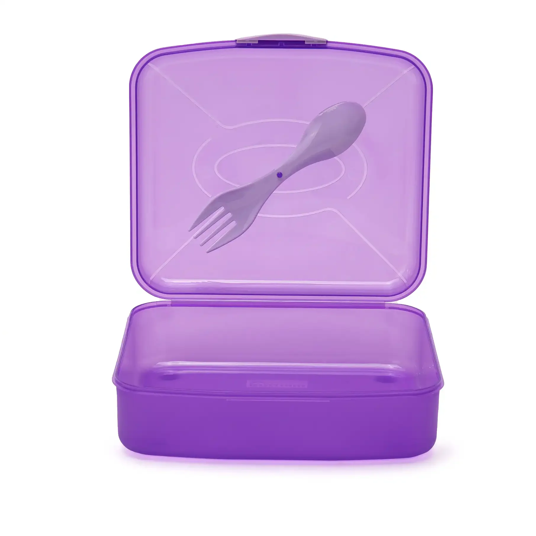 Frosted Lunch Box 2L (with Fork & Spoon) - Image 7
