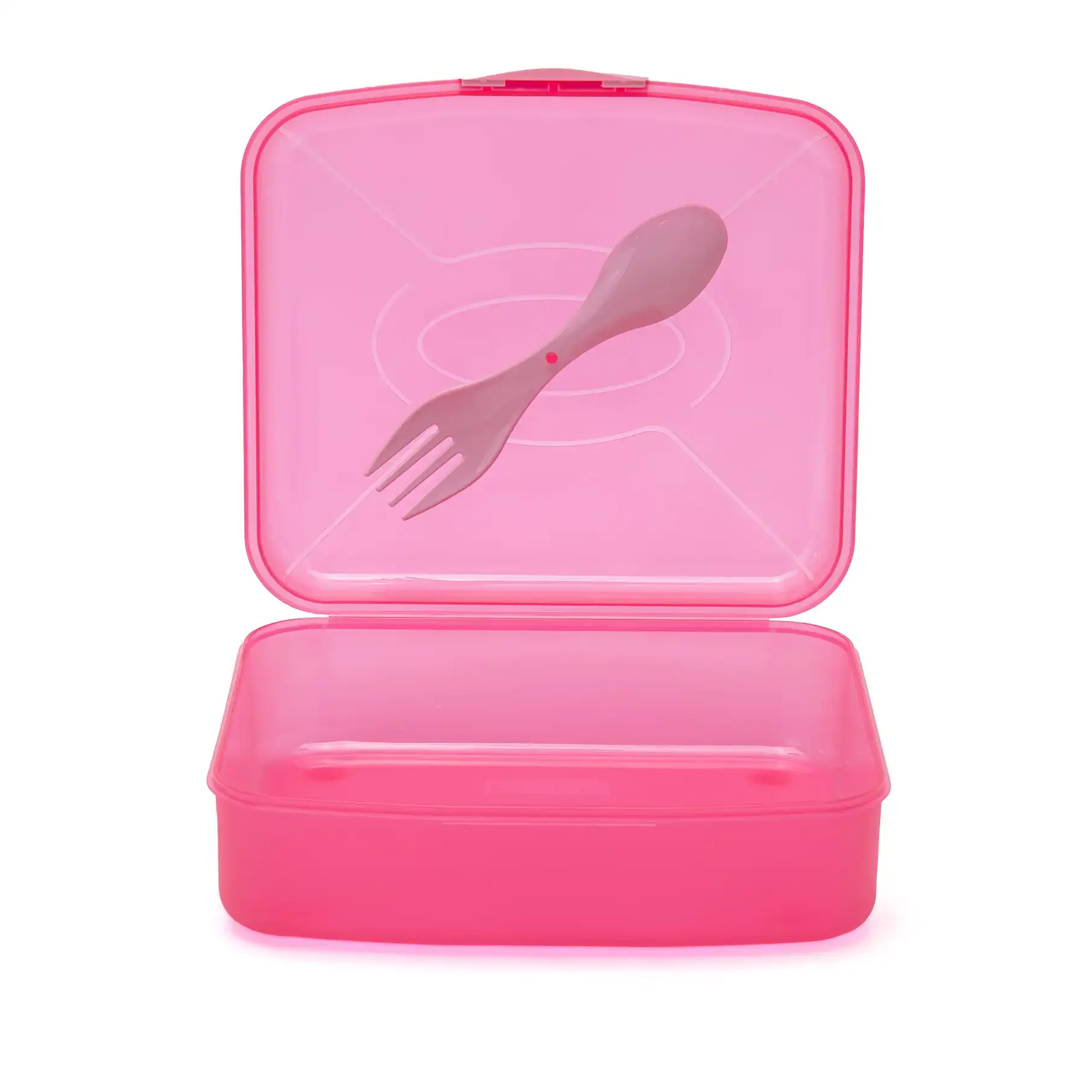 Frosted Lunch Box 2L (with Fork & Spoon) - Image 9
