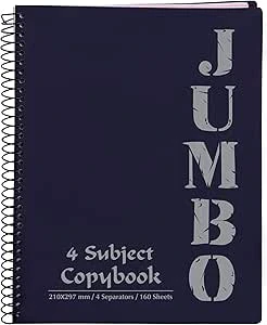 A4 Jumbo Notebook Dark Blue - Image 3