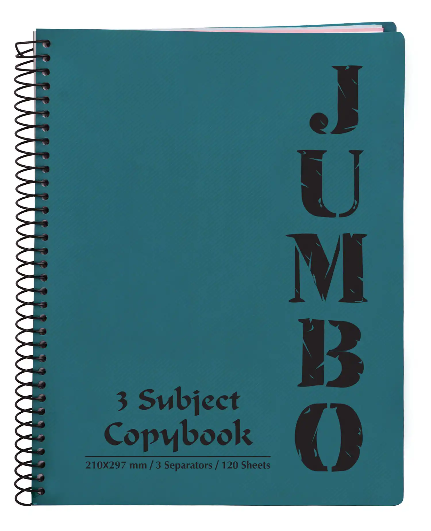 A4 Jumbo Notebook Teal - Image 2
