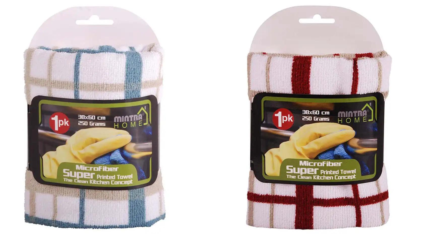 Microfiber Kitchen Towel - Squares Design - Image 3