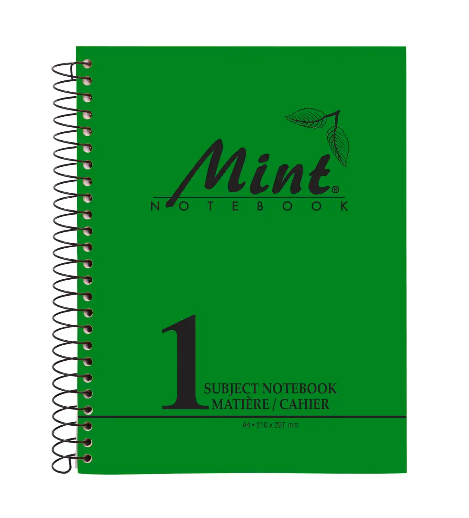 One Subject A4 Notebook Green (96, 144, 192 Sheets) - Image 3
