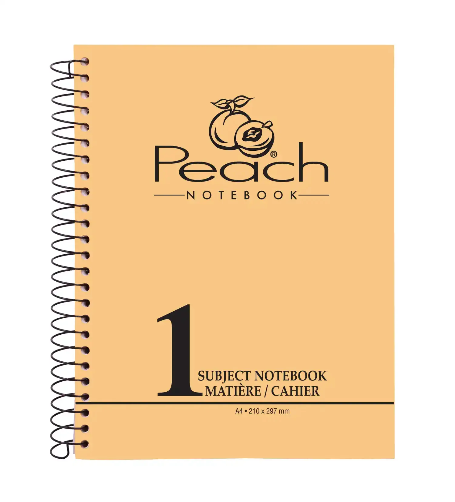 One Subject A4 Notebook Peach (96, 144, 192 Sheets) - Image 3
