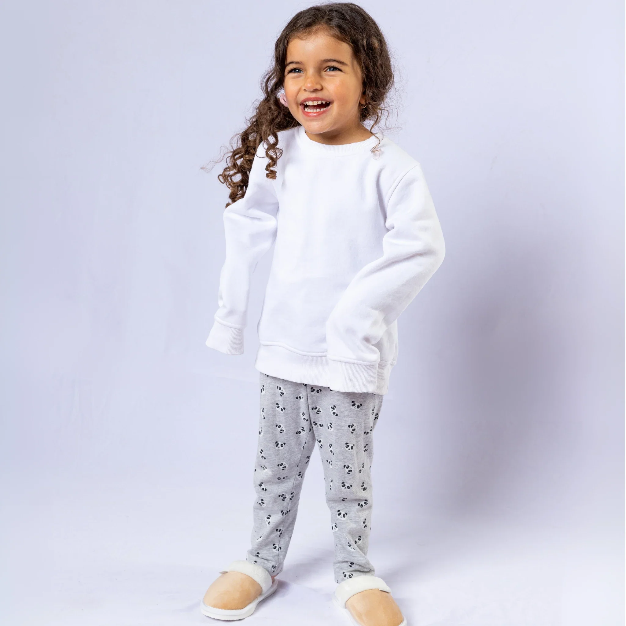 Plain with Fur Winter Slipper - Kids - Image 11