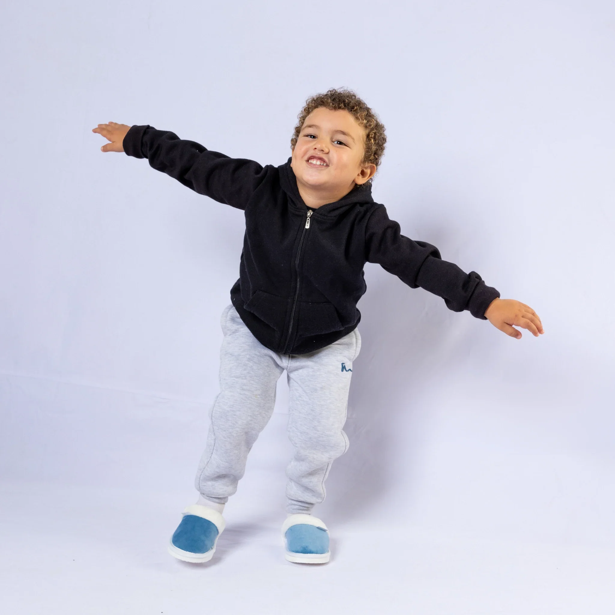 Plain with Fur Winter Slipper - Kids - Image 16