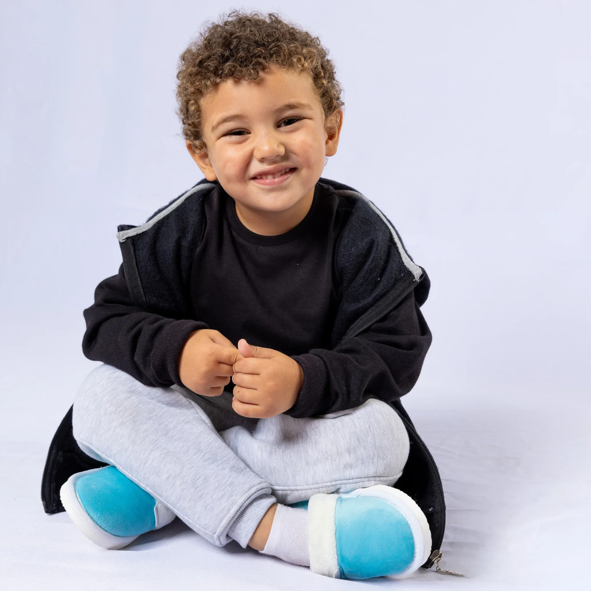 Plain with Fur Winter Slipper - Kids - Image 22