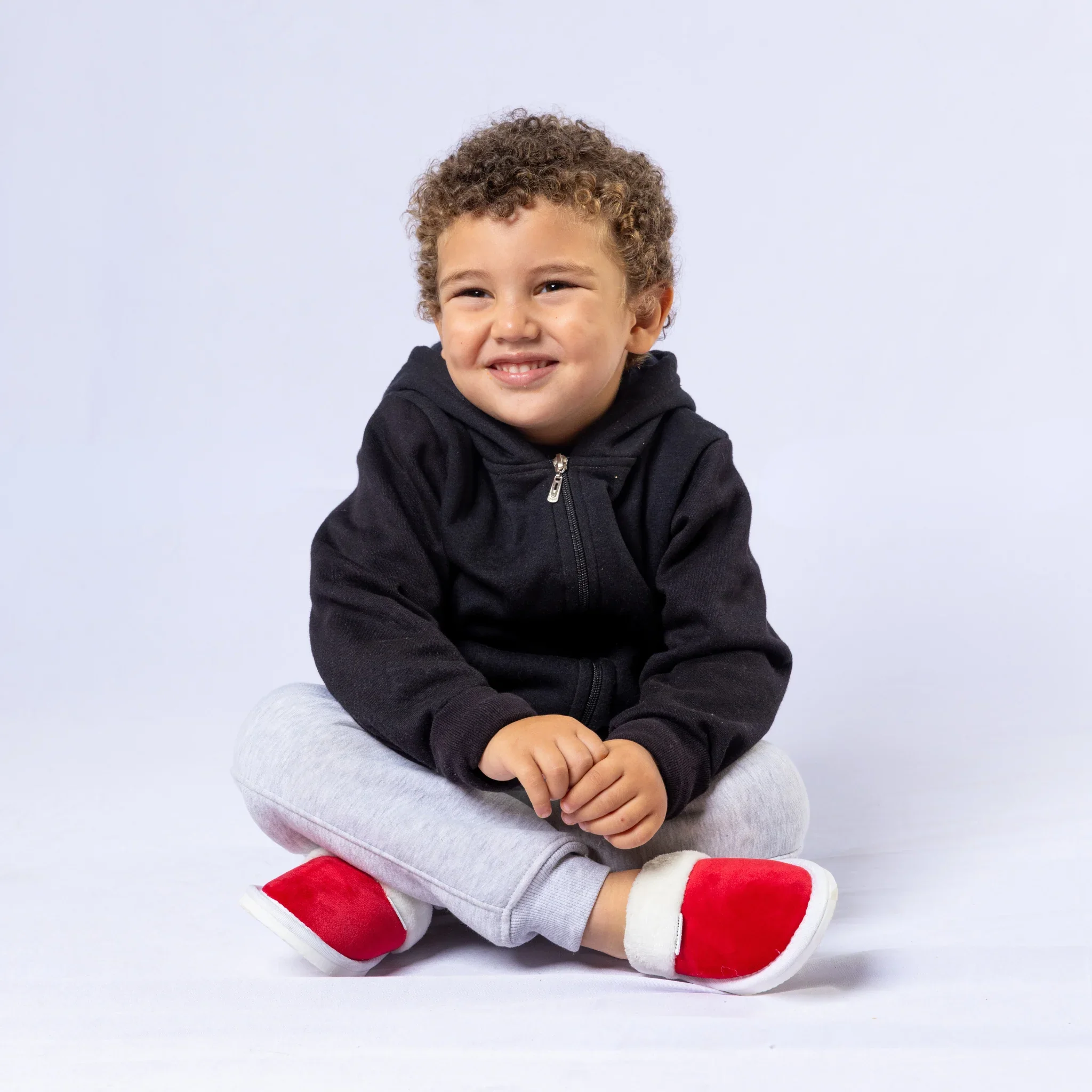 Plain with Fur Winter Slipper - Kids - Image 33
