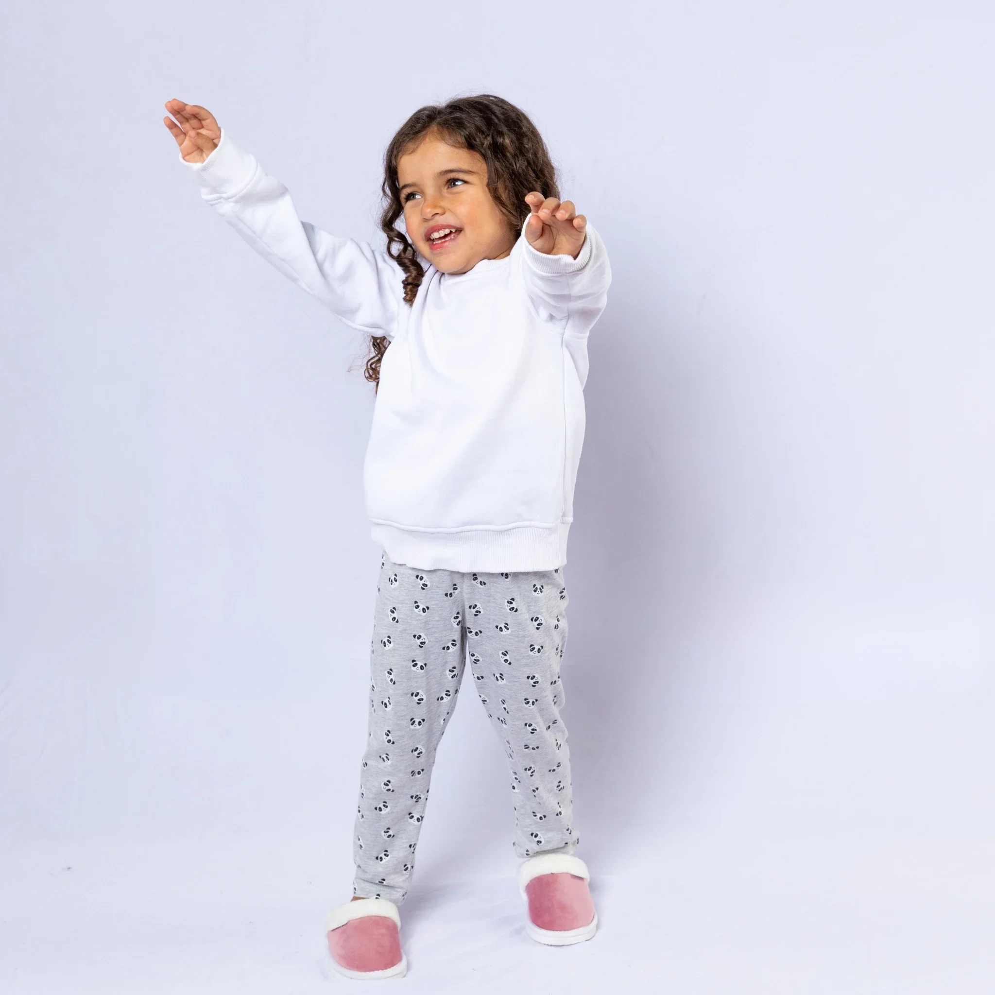Plain with Fur Winter Slipper - Kids - Image 7