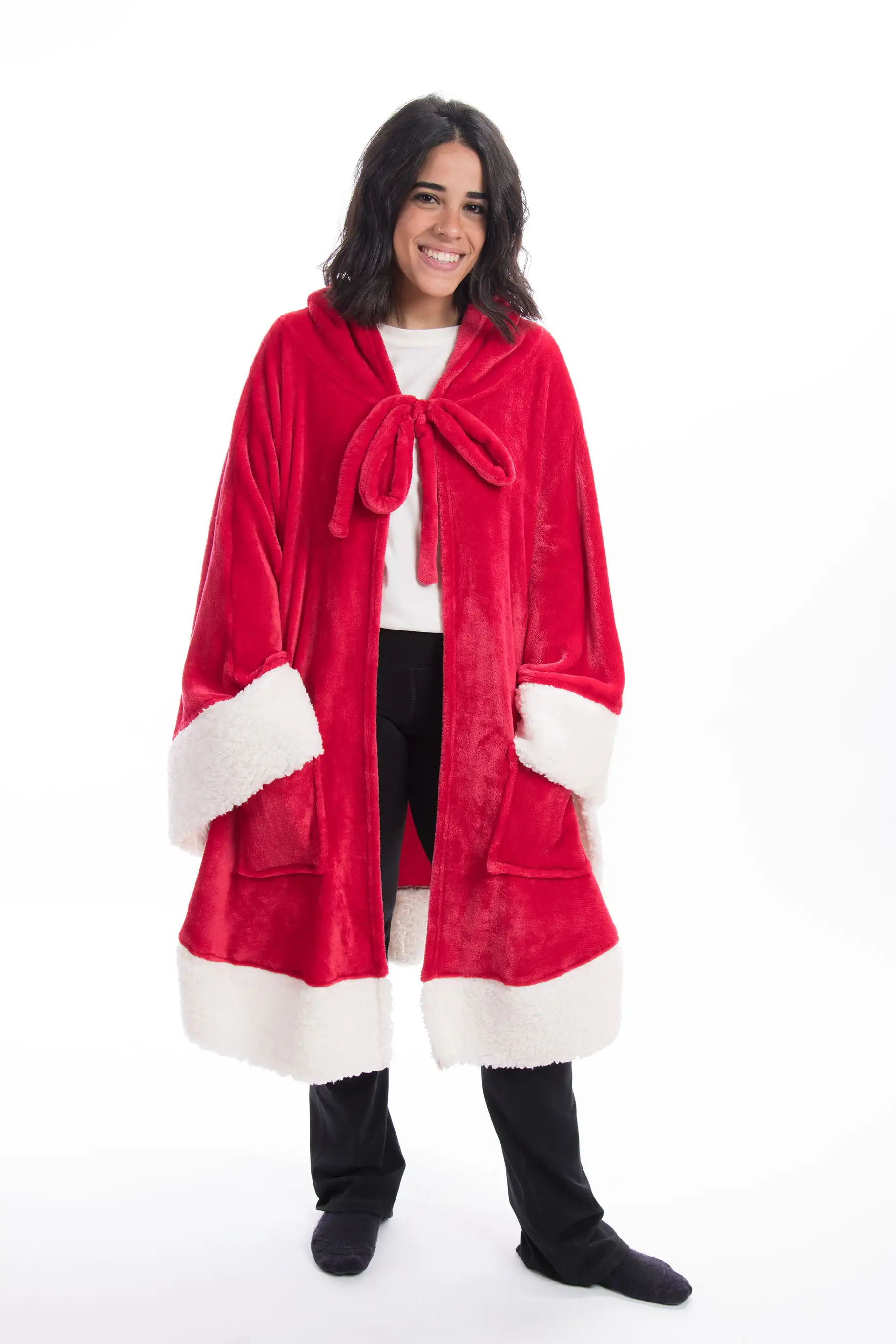 Poncho (Double Sided Fleece and Sherpa) - Image 11