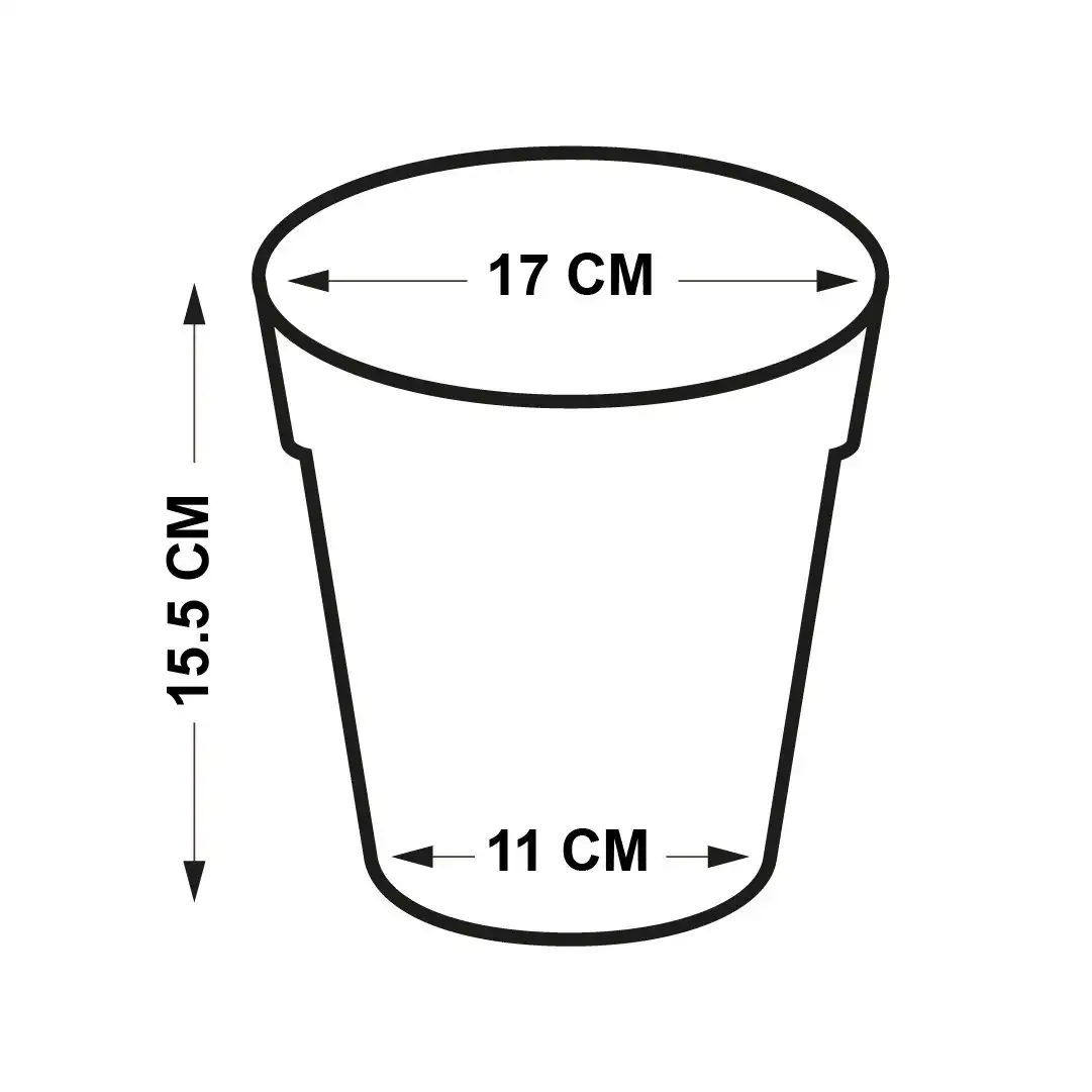 Round Pot 17cm (Pack of 4) - Image 14