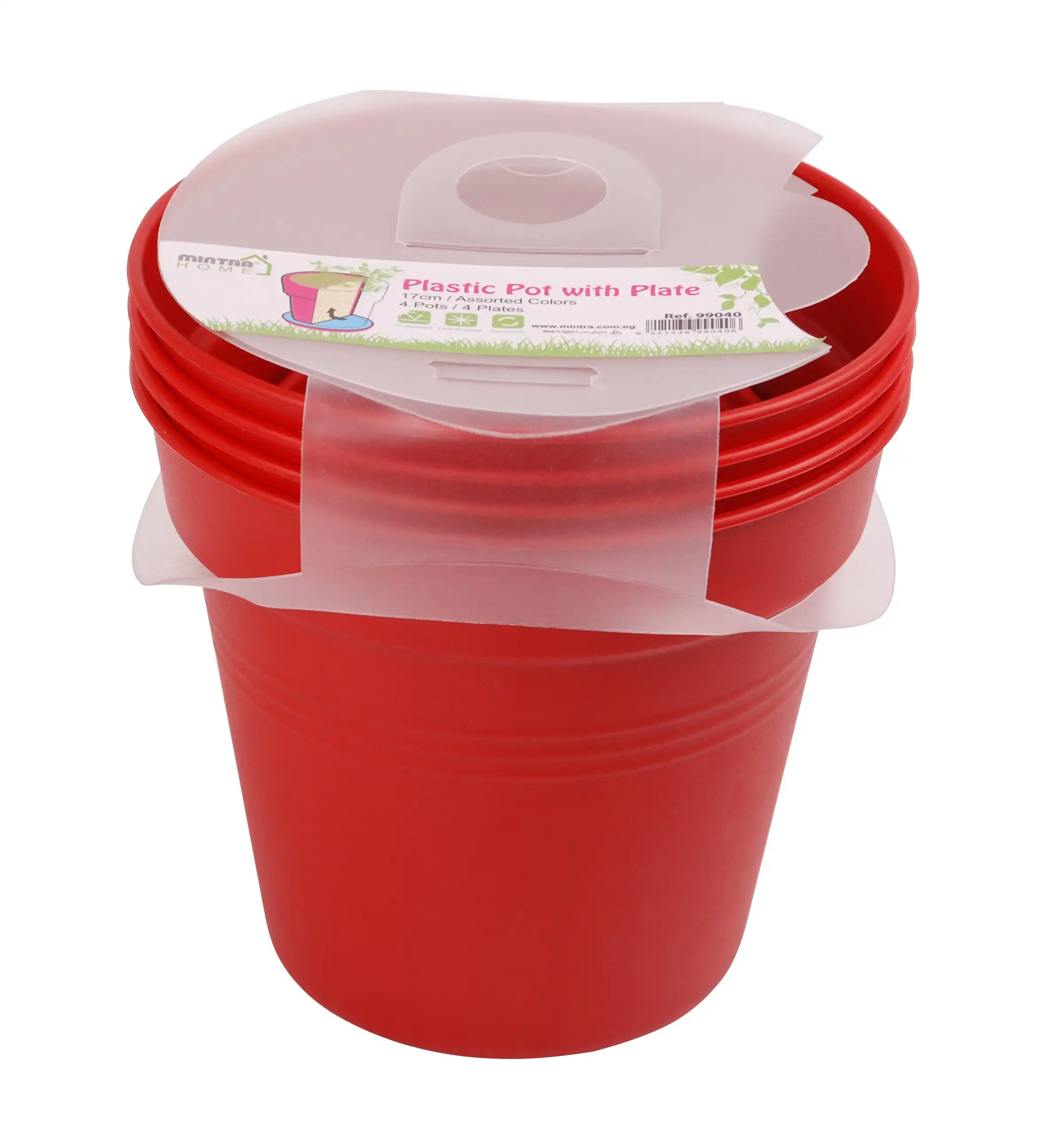 Round Pot 17cm (Pack of 4) - Image 6