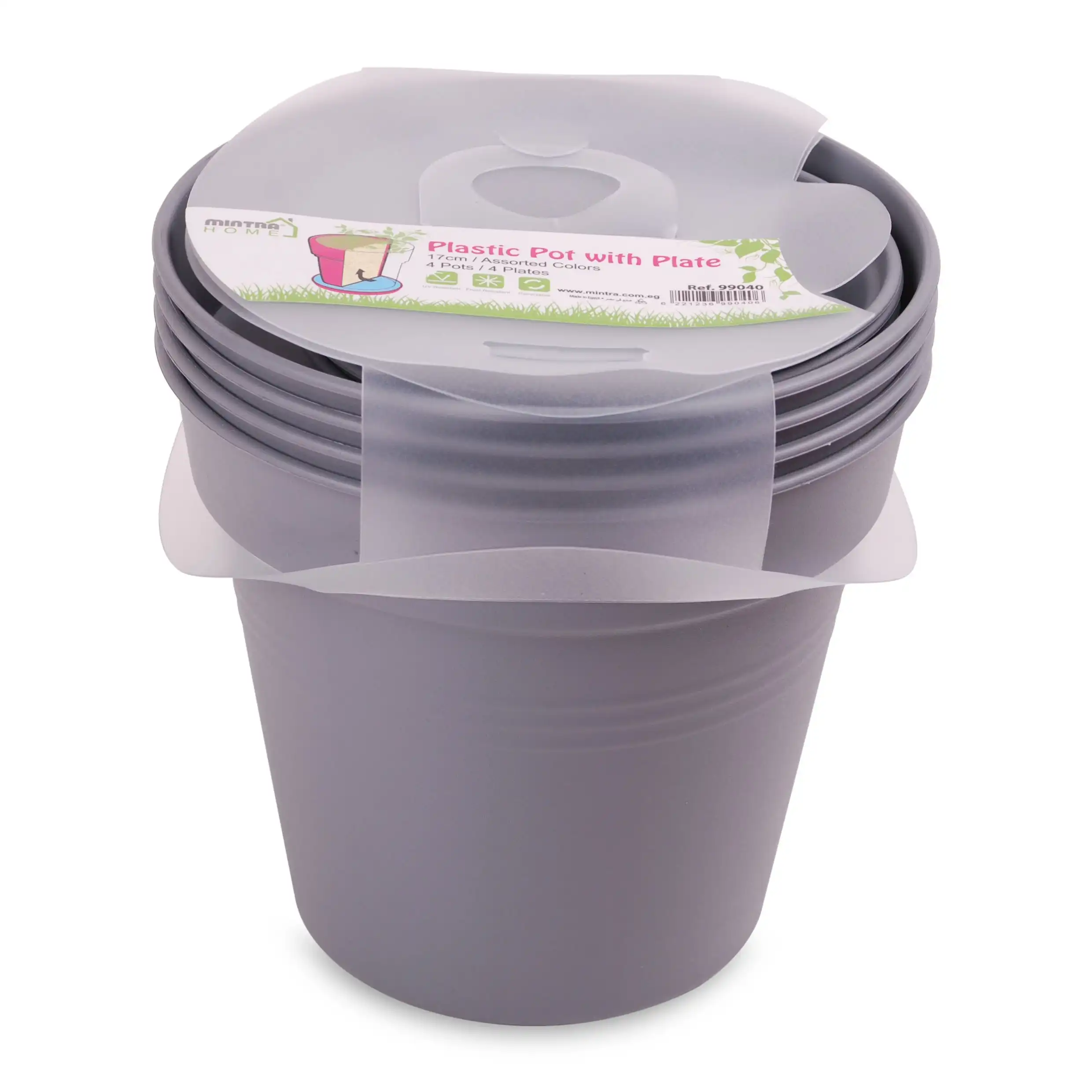 Round Pot 17cm (Pack of 4) - Image 7