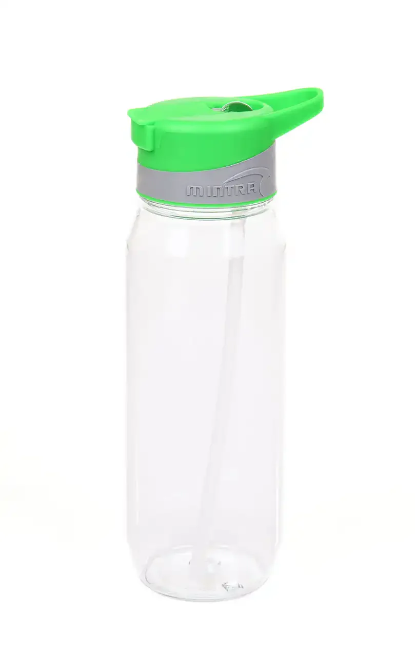 800 ml Transparent Water Bottle - with Straw - Image 5