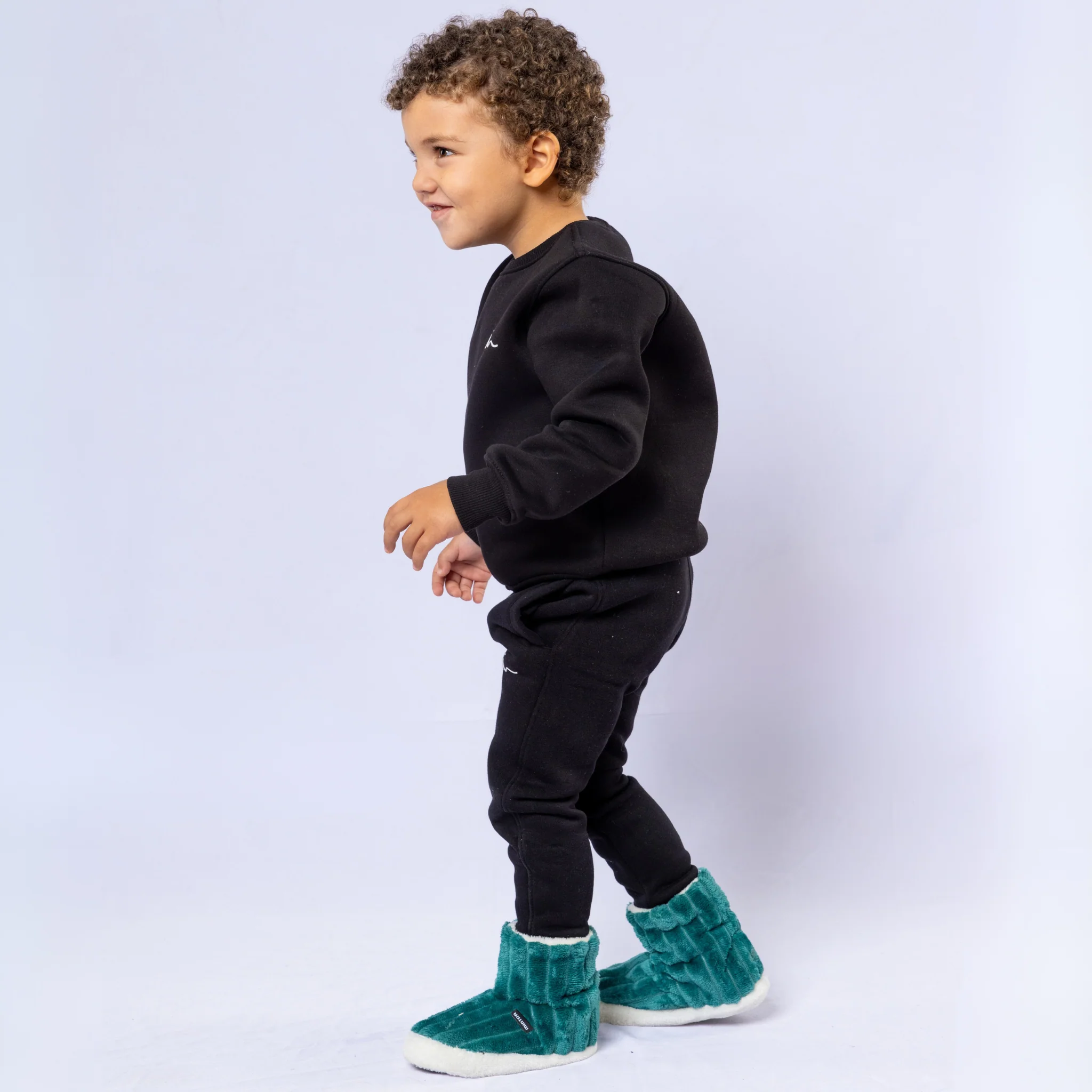 Striped Huggy Winter Boots- Kids - Image 10