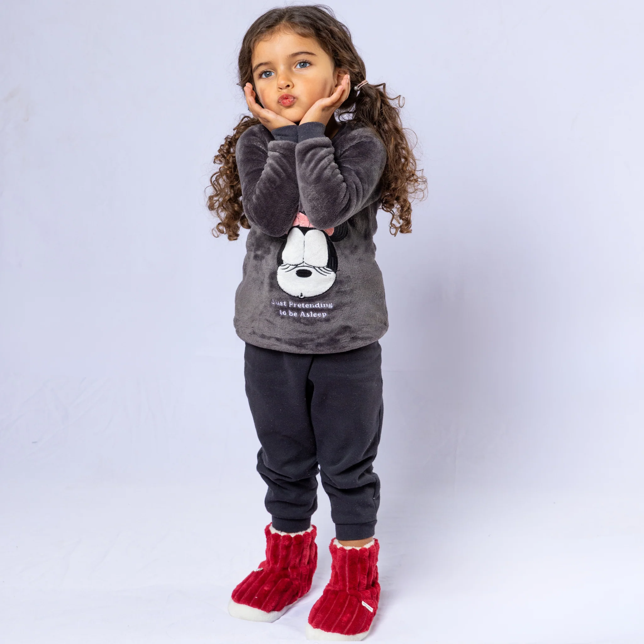 Striped Huggy Winter Boots- Kids - Image 5