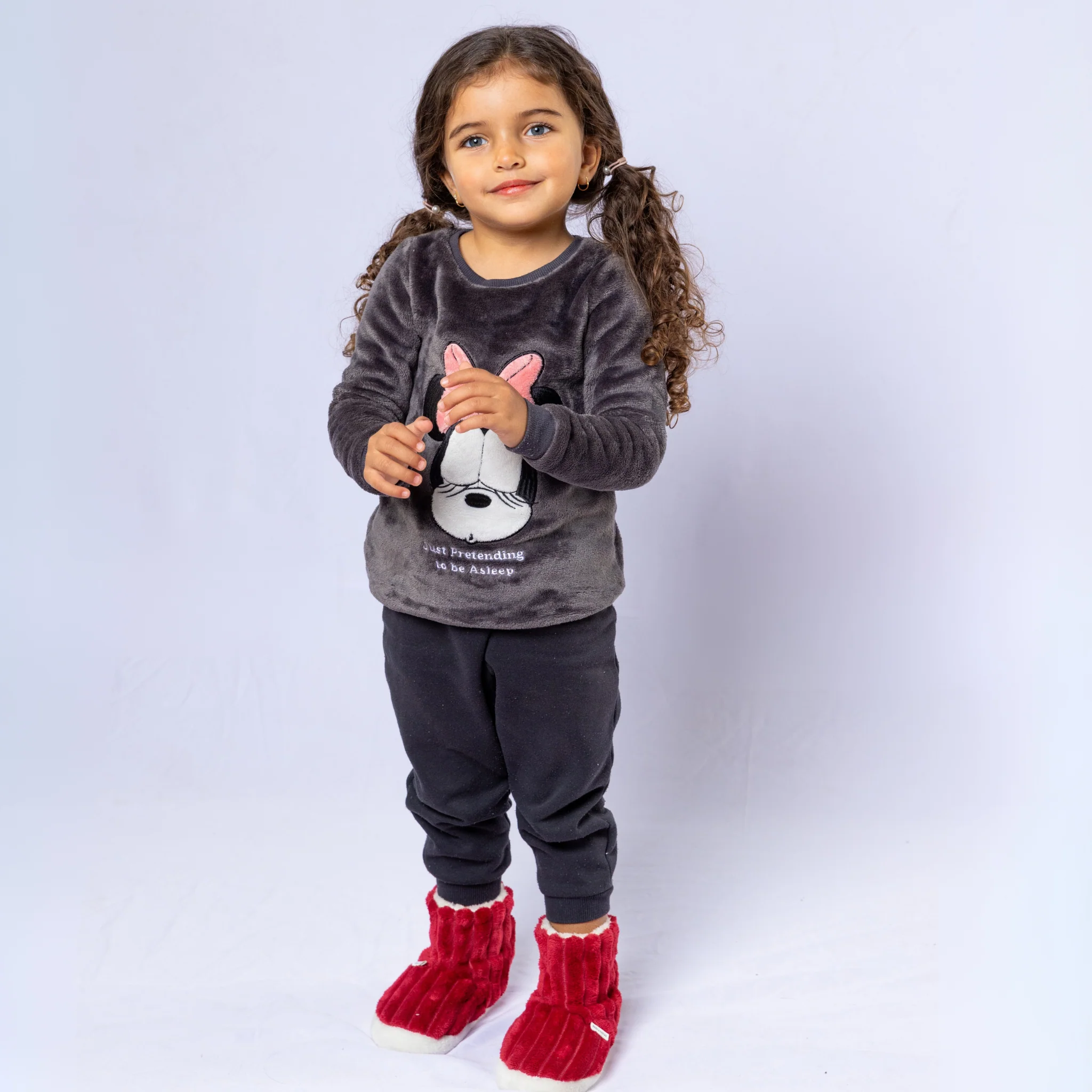 Striped Huggy Winter Boots- Kids - Image 6