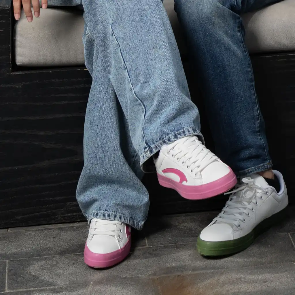 Urban White/Fuchsia Women - Image 2