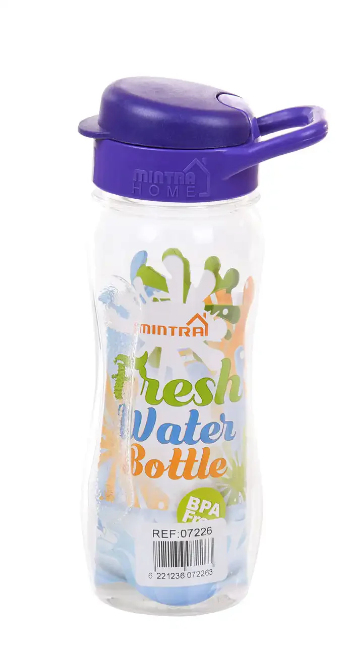 500 ml Transparent Water Bottle - (Kids size) - Image 2